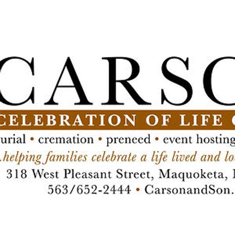 I was born on April 30, 2014 in Ohio. . Carson celebration of life center